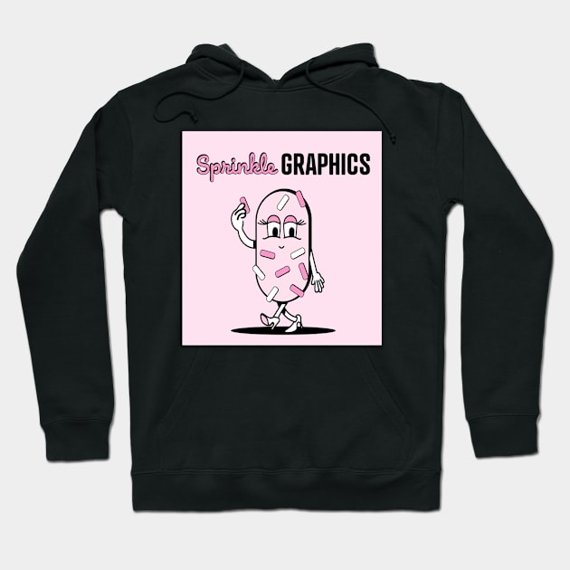 lovely drawings Sprinkles Hoodie by Julie lovely drawings